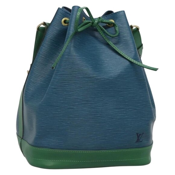 LOUIS VUITTON Epi Noe Shoulder Bag Bicolor Green Blue M44044 LV Auth 132146 - Picture 1 of 16